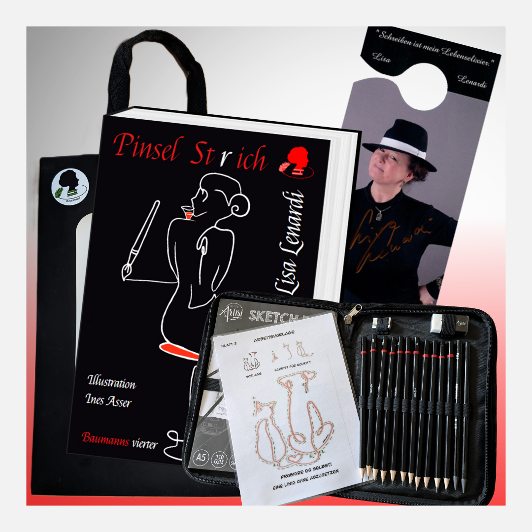 Lesetüte-Pinselstrich