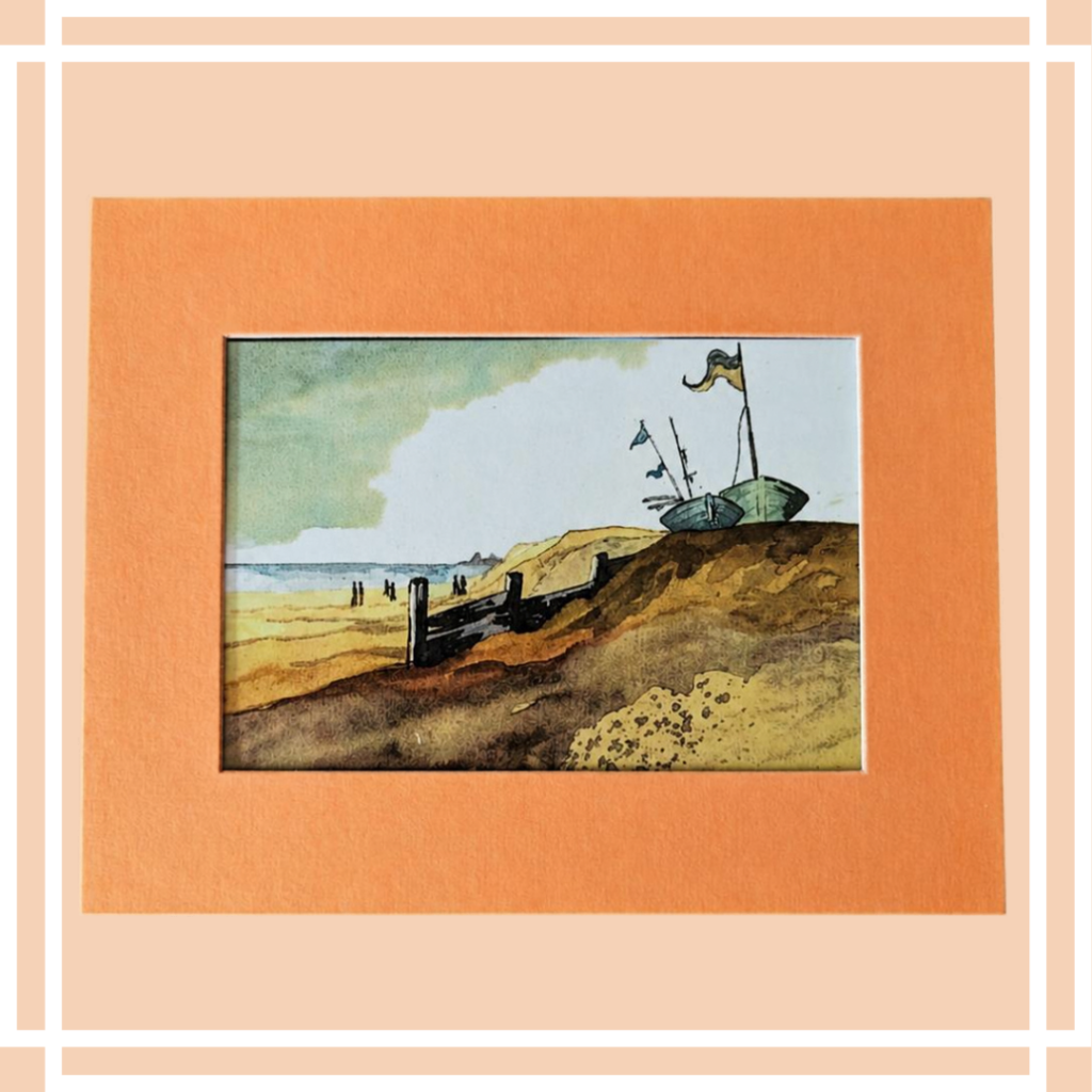 Aquarell Am Meer