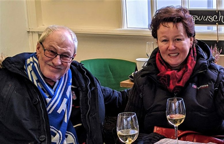 Andreas Gustke mit Lisa